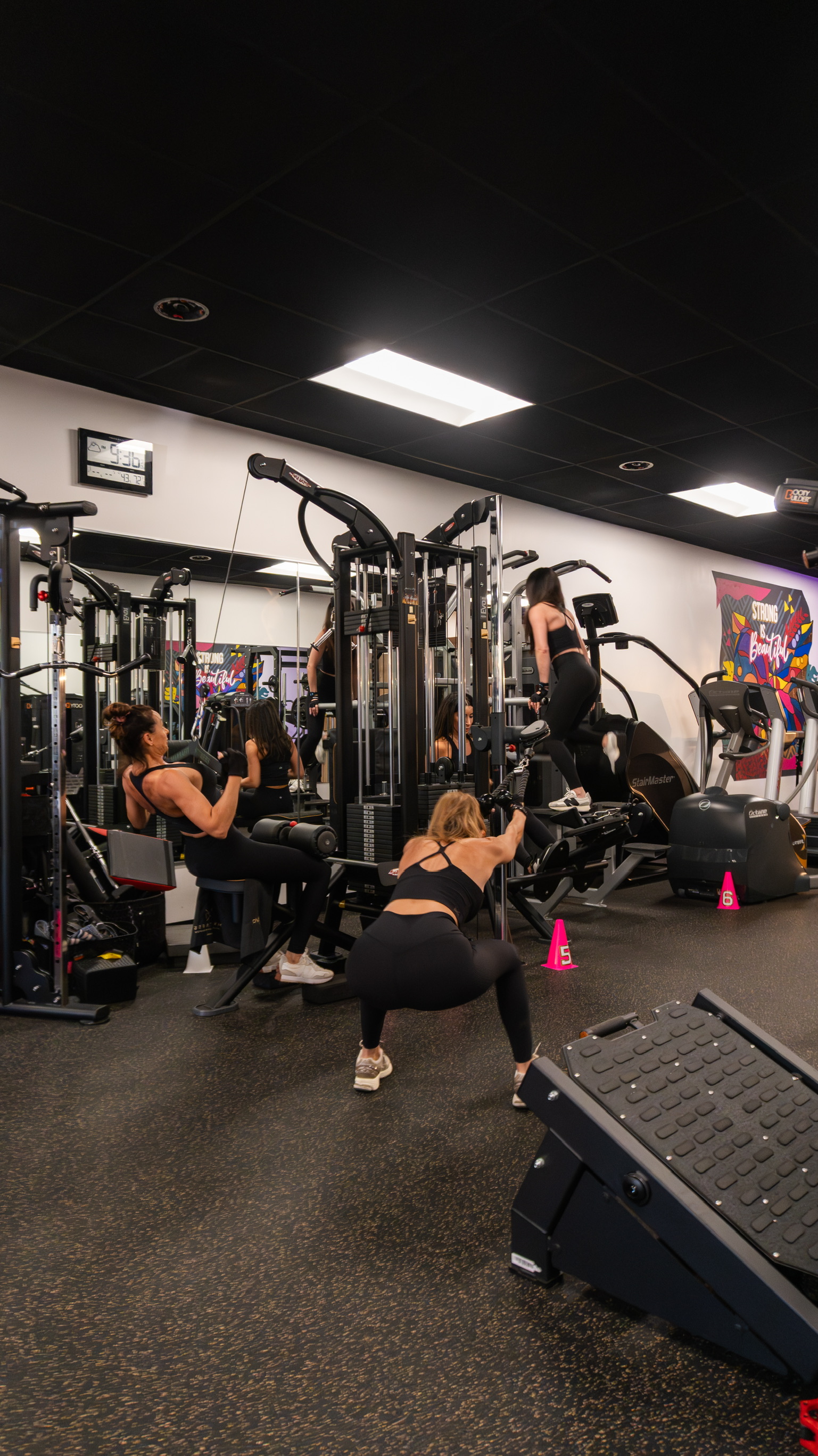 Inside the MK Fitness studio in Rancho San Diego